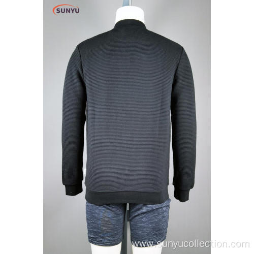 Men's standcollar longsleeve sweatjacke